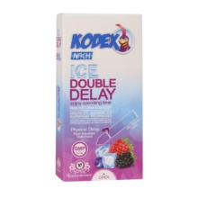 کاندوم خاردار ناچ کدکس مدل آیس دابل دیلی Ice Double Delay بسته 10 عددی