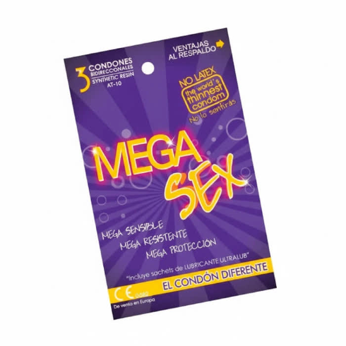 کاندوم بسیار نازک ضد حساسیت مگا سکس MEGA SEX