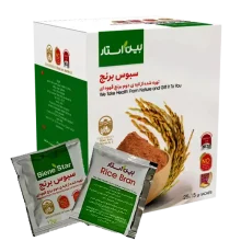 سبوس برنج قهوه ای بین استار Biene Star بسته 25 عددی (لاغر کننده ، درمان ریزش مو)