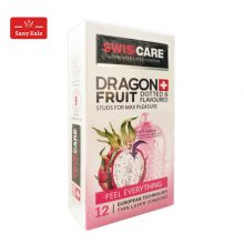 کاندوم سوئیس کر مدل Dragon Fruit بسته 12 عددی