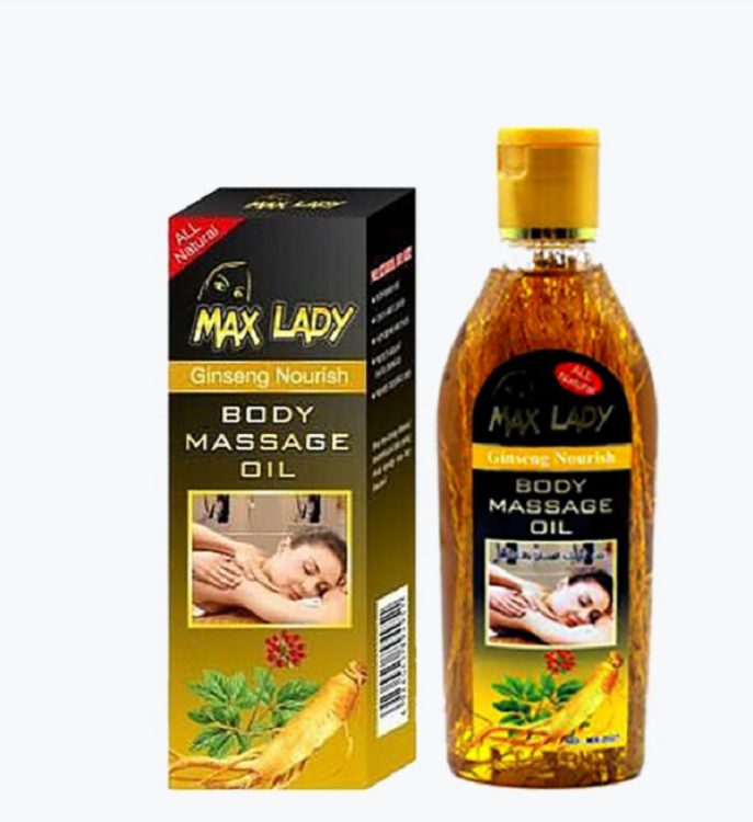 روغن ماساژ مکس لیدی max lady حجم 100 میلی لیتر