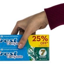 پک خمیر دندان کرست مدل C7 Plus Mouthwash حجم 100 میلی لیتر بسته 2 عددی
