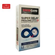 کاندوم سوئیس کر مدل Super Delay  بسته 12 عددی