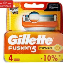 تیغ یدک ژیلت مدل 5 Fusion Power بسته 4 عددی