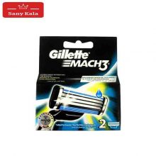 تیغ یدک ژیلت مدل Mach 3 بسته ‏2 عددی