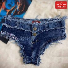 شورتک جین مدل جنیفری SISENT (کد:3344)
