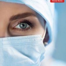 ماسک سه لایه فنر دار پرستاری