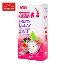 کاندوم تاخیری ناچ کدکس مدل Fruity Delay بسته 12 عددی
