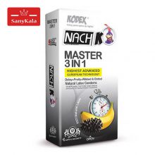 کاندوم کدکس مدل Master 3 in 1 بسته 12 عددی