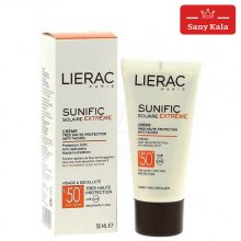 کرم ضد آفتاب لیراک سری Sunific مدل Solaire Extreme با SPF+50-حجم 50ml